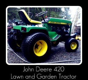 John Deere 420 Lawn and Garden Tractor